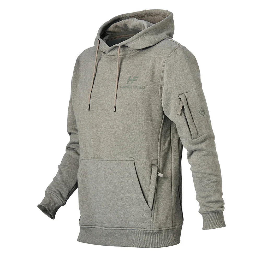 Hammer + Field Fleece Hoodie - Light Grey Marle - RSEA Safety Outlet